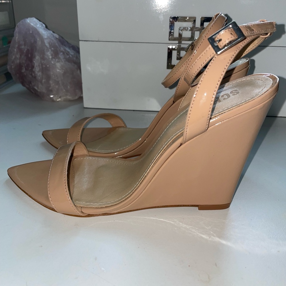 Schutz Raquel Patent leather wedge